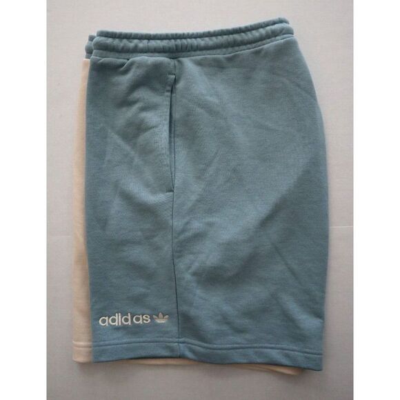 adidas Originals HJ7317 Men's Sz Large Blue/White Color Split Trefoil Shorts - Picture 6 of 11